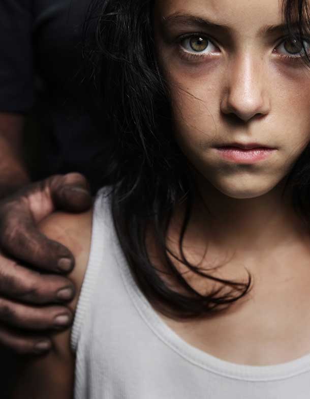 Child abduction awareness image